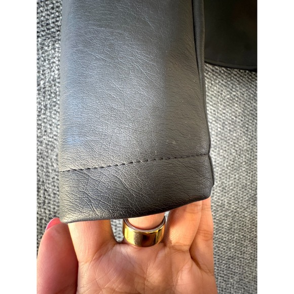 Riverdale Womens Black South Side Serpents Faux Leather Biker Jacket Size Small - Picture 9 of 13